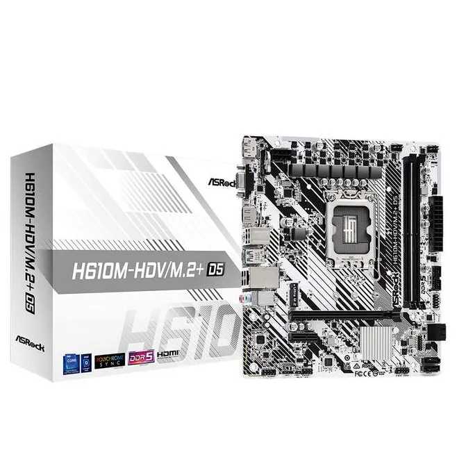 Материнская плата ASRock H610M-HDV/M.2+D5