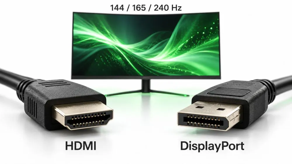 HDMI или DisplayPort: как подключить монитор на 144, 165 и 240 Гц