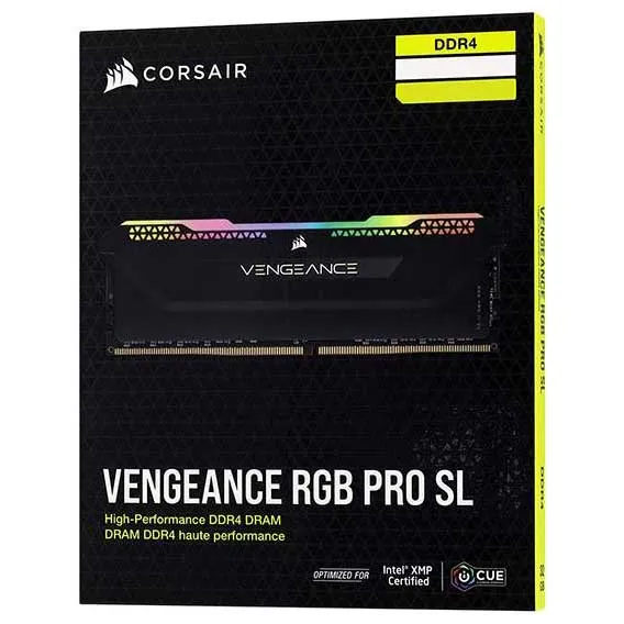 Оперативная память 16 GB kit Corsair Vengeance RGB PRO SL CMH16GX4M2D3600C18