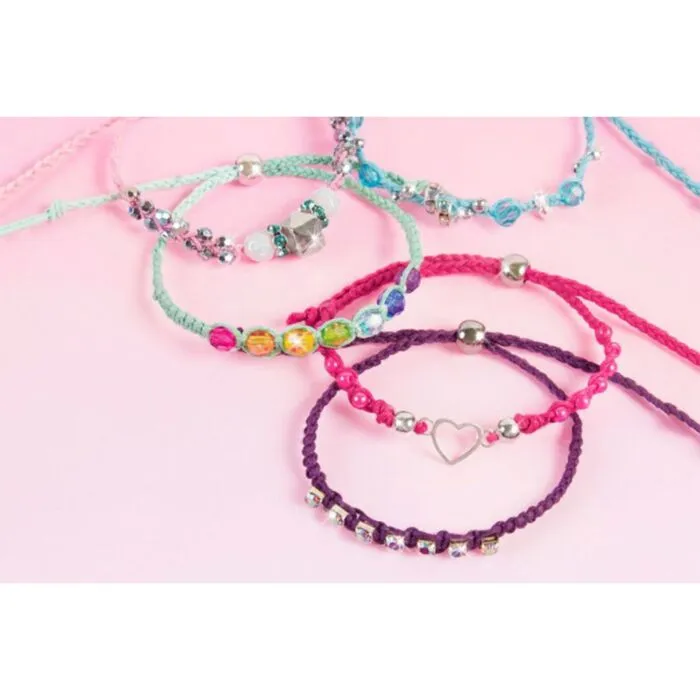 Набор для творчества Make It Real Браслеты с бусинами RAINBOW BLING BRACELETS