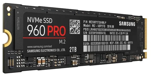 SSD накопитель 2 TB Samsung 960 PRO MZ-V6P2T0BW