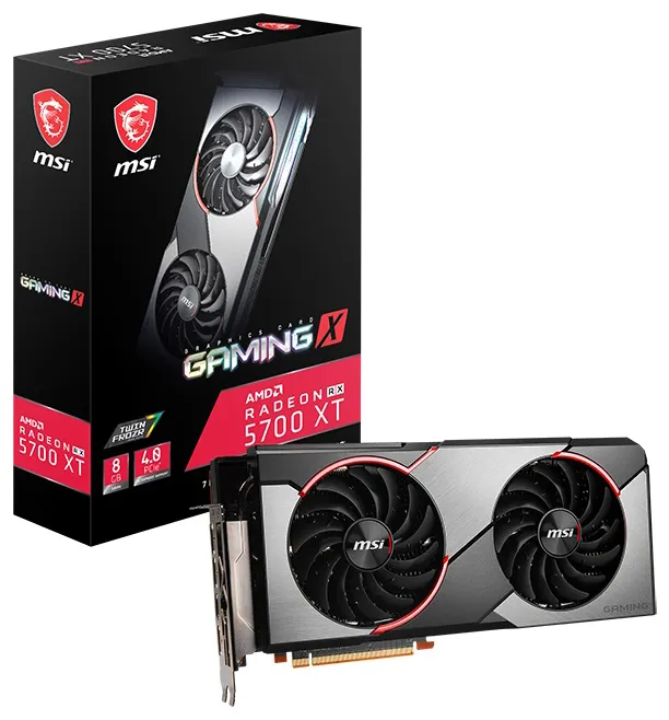Видеокарта 8GB MSI AMD RX 5700 XT GAMING X