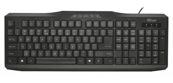 Клавиатура проводная Trust ru classicline MM KB