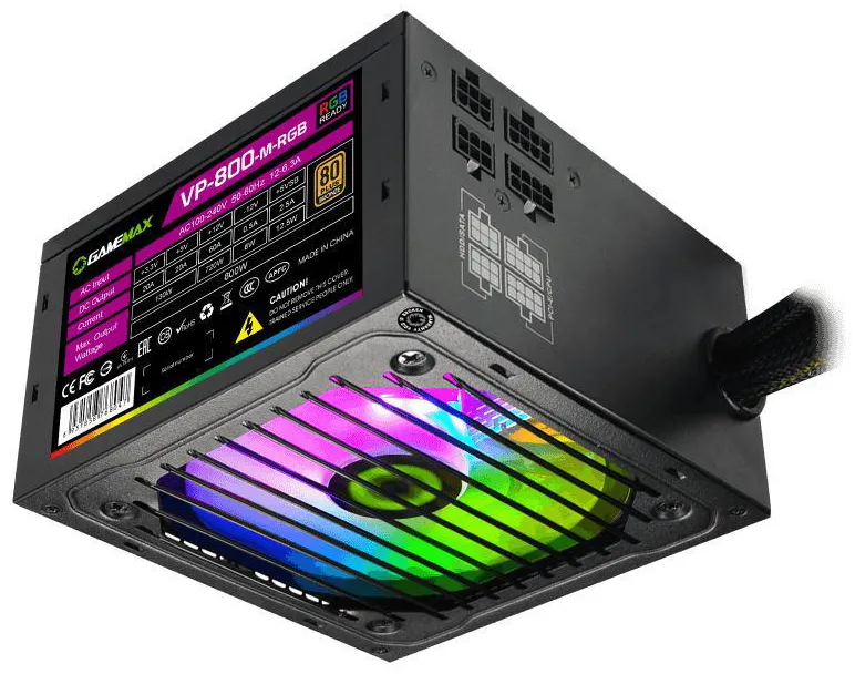 Блок питания GameMax VP-800-M-RGB
