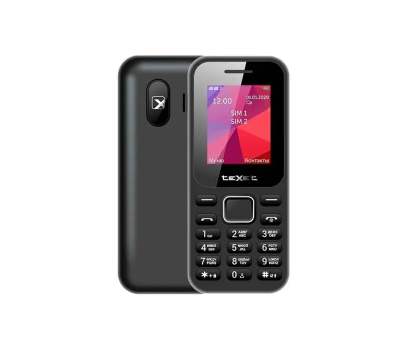 Мобильный телефон Texet TM-122 черный