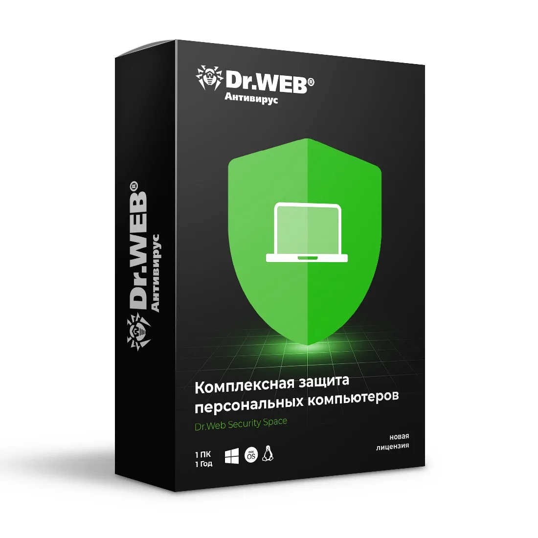 Антивирус Dr.Web Security Space 12М 1 ПК новая лицензия