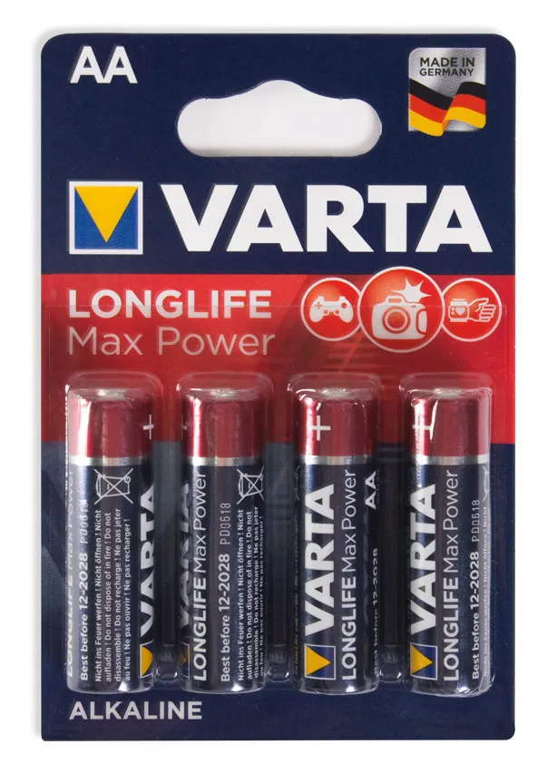 Батарейка VARTA LR6 Long Life Max Power 4шт