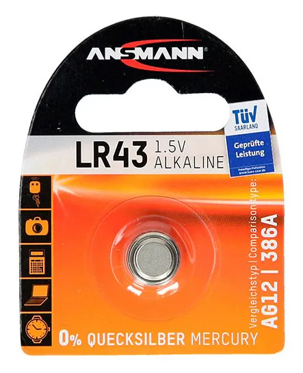 Батарейка Ansmann LR43 (AG12/386A)