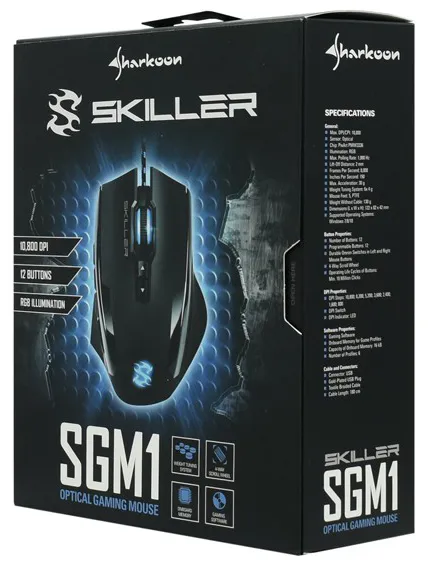 Мышь Sharkoon Skiller SGM1 black