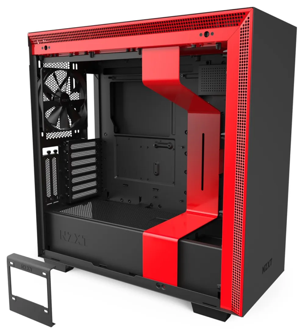Корпус для ПК NZXT H710B Black-red