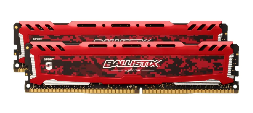 Оперативная память 32GB Kit Crucial Ballistix Sport LT Red BLS2K16G4D32AESE