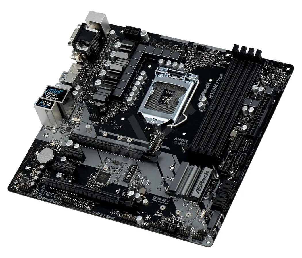 Материнская плата ASRock H370M PRO4 90-MXB750-A0UAYZ