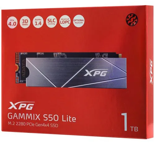 SSD накопитель 1 TB ADATA XPG GAMMIX S50 LITE AGAMMIXS50L-1T-CS