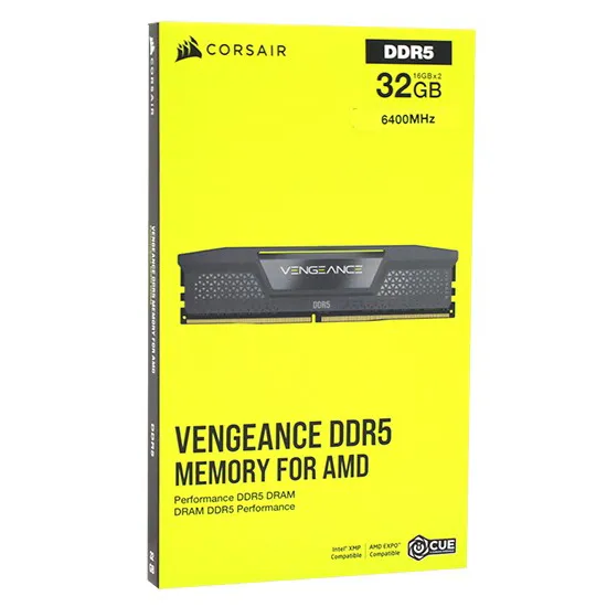 Оперативная память 32 GB kit Corsair Vengeance (AMD+Intel) CMK32GX5M2B6400Z32