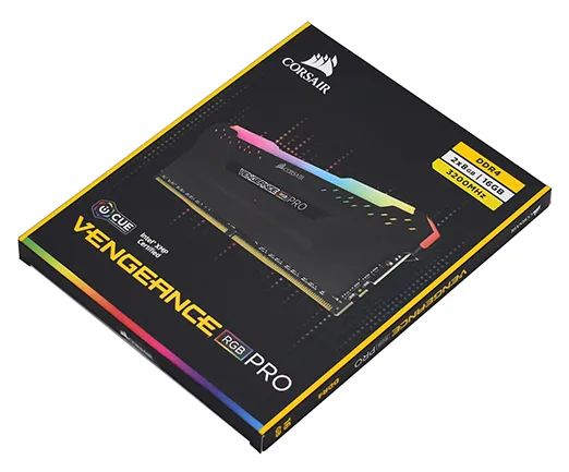 Оперативная память 16 Гб kit Corsair Vengeance RGB PRO CMW16GX4M2C3200C16