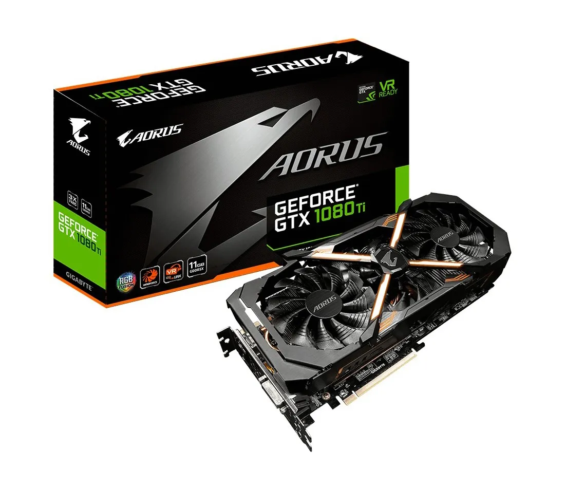 Видеокарта Gigabyte GTX 1080 Ti GV-N108TAORUS X-11GD WINDFORCE 3X
