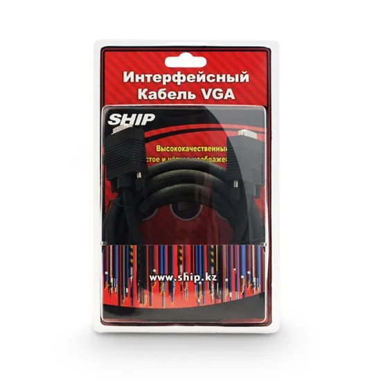 Интерфейсный кабель SHIP VG002M/M-3B Чёрный