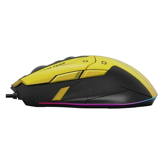 Компьютерная мышь Bloody W70-Max Punk Yellow