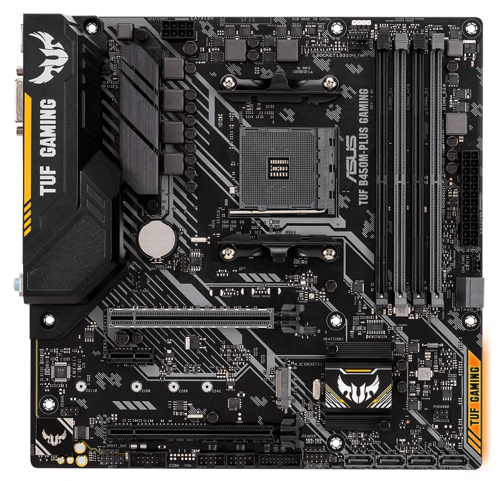 Материнская плата Asus TUF B450M-PLUS GAMING