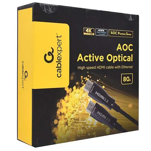 Кабель SVGA, HDMI to HDMI, 80m, Cablexpert CCBP-HDMI-AOC-80M