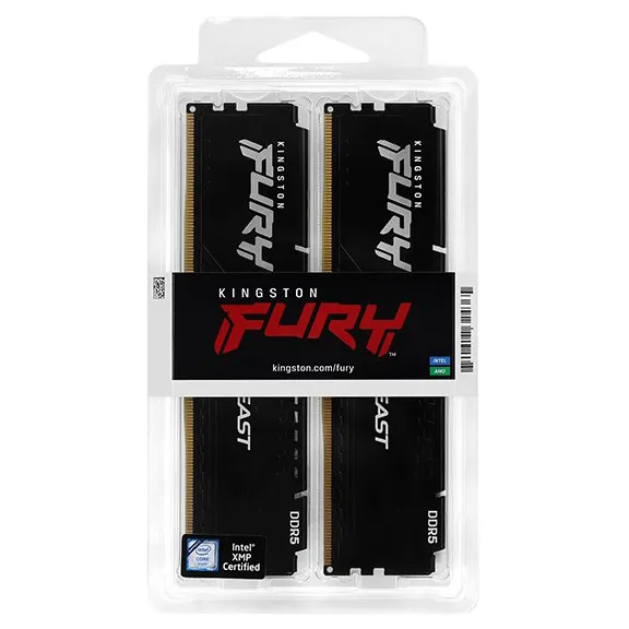 Оперативная память 64 GB kit Kingston Fury Beast KF548C38BBK2-64