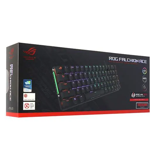 KeyBoard  USB ASUS M602 FALCHION ACE, Mechanical, black