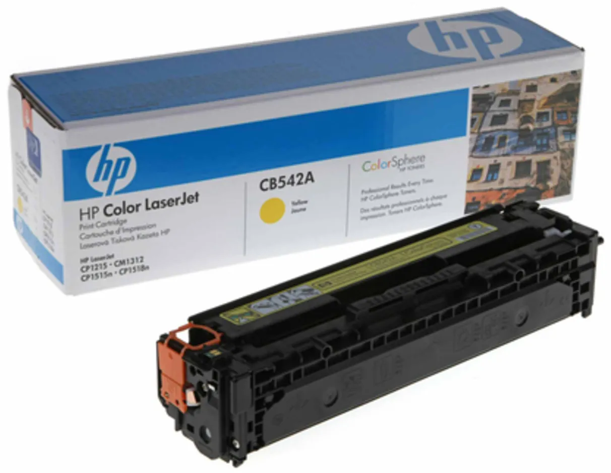 Картридж HP CB542A Yellow