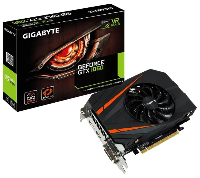 Видеокарта Gigabyte GTX 1060 GV-N1060IXOC-3GD