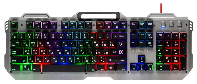 Клавиатура Defender Assault GK350L RGB black