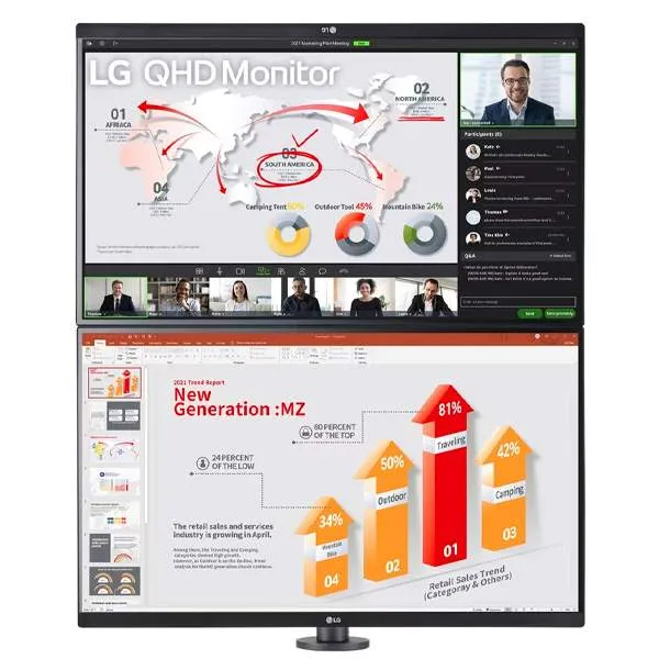 Монитор LG Ergo Dual 27QP88D
