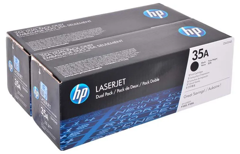 Картридж лазерный HP CB435AF черный