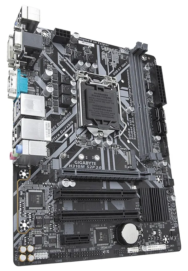 Материнская плата Gigabyte H310M S2P 2.0