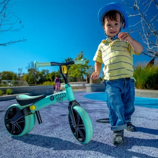 Беговел YVolution YVelo JUNIOR Balance Bike 2018 Refresh green 4L/13L CL 2PK