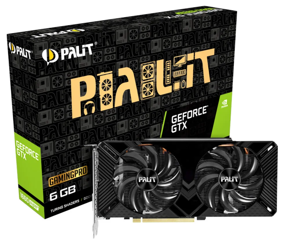 Видеокарта 6Gb PALIT GTX1660 SUPER GP 6G NE6166S018J9-1160A