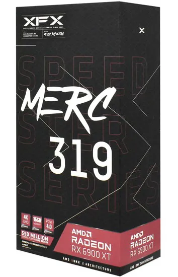 Видеокарта 16 GB XFX Speedster MERC319 RX 6900 XT RX-69XTACUD9