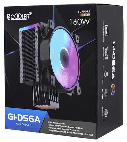 Кулер для CPU PCCooler GI-D56A HALO RGB