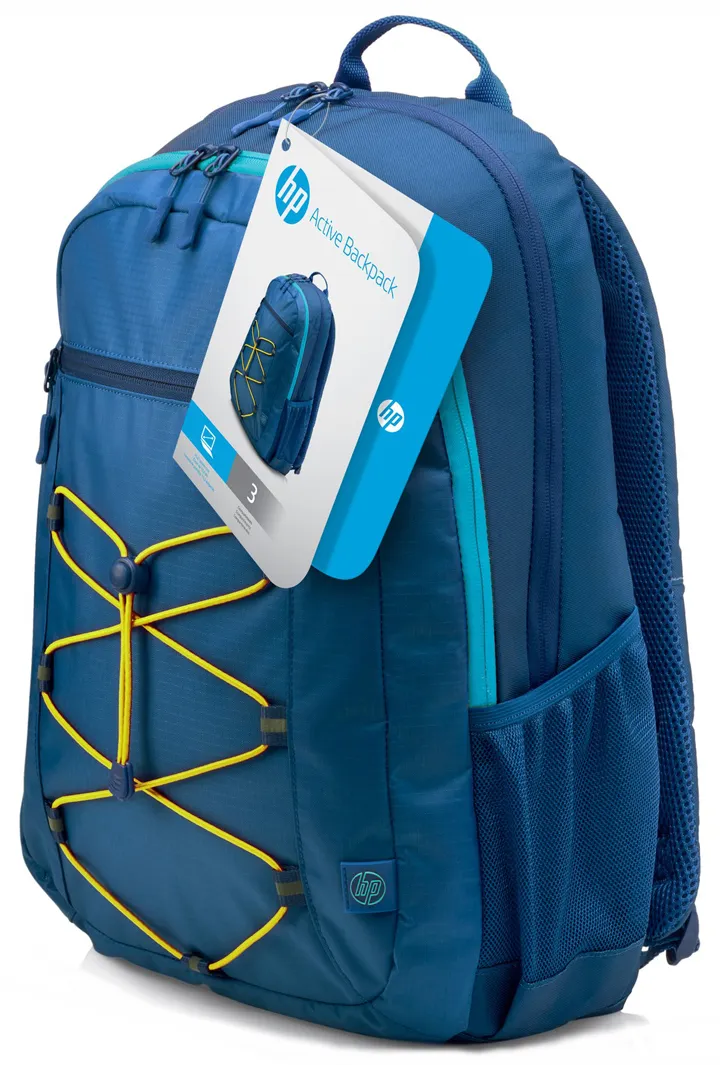 Рюкзак для ноутбука 15,6 HP Europe Active Blue Yellow Backpack 1LU24AA