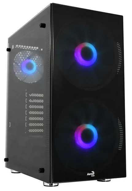 Корпус для ПК ATX midi tower AeroCool Python black