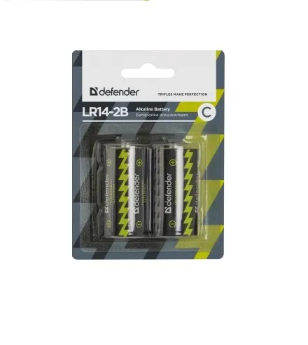 Элемент питания LR14-C Alkaline Defender LR14-2B