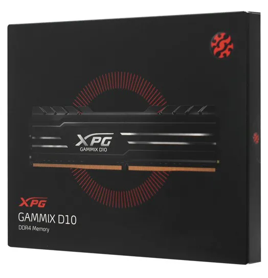 Оперативная память 16 GB kit ADATA XPG GAMMIX D10 Black AX4U36008G18I-DB10