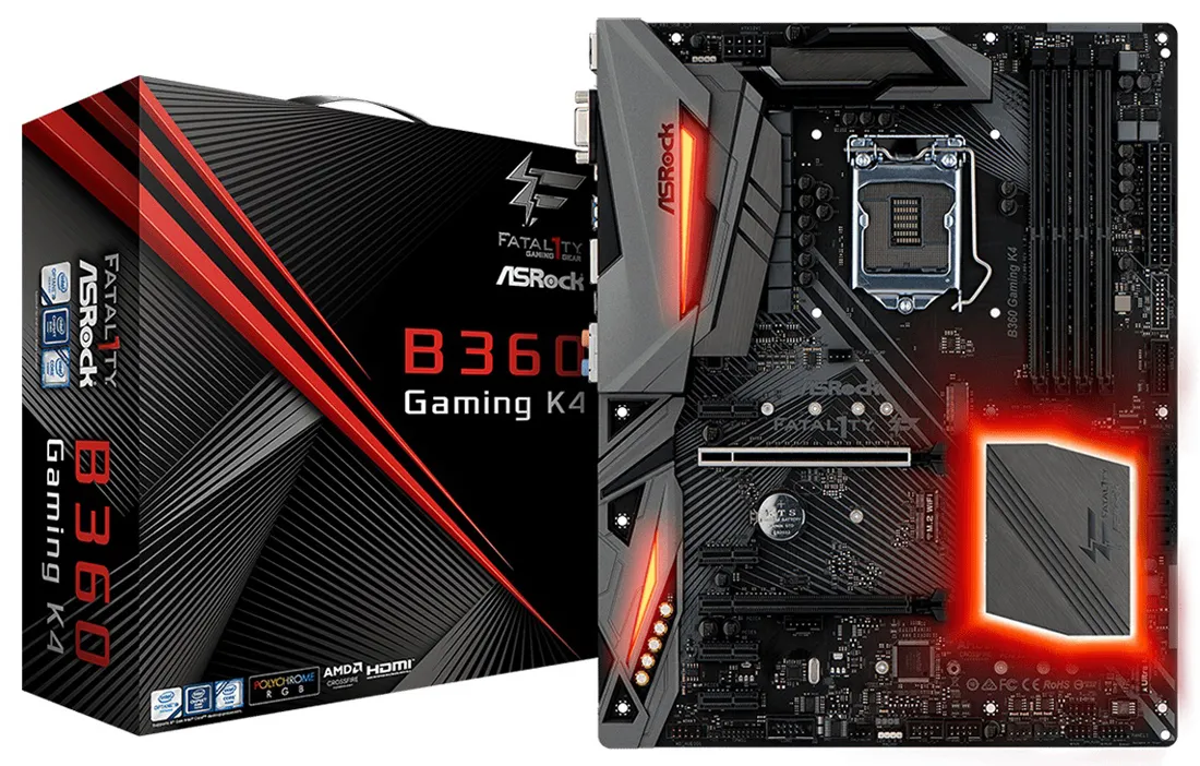 Материнская плата ASRock Fatal1ty B360 GAMING K4