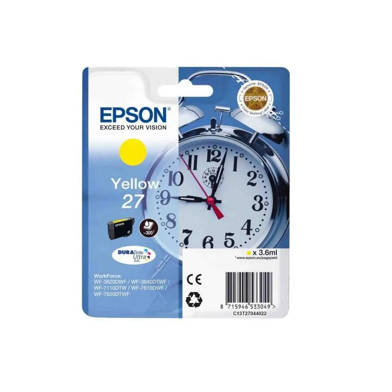 Картридж Epson C13T27044022 Singlepack Yellow