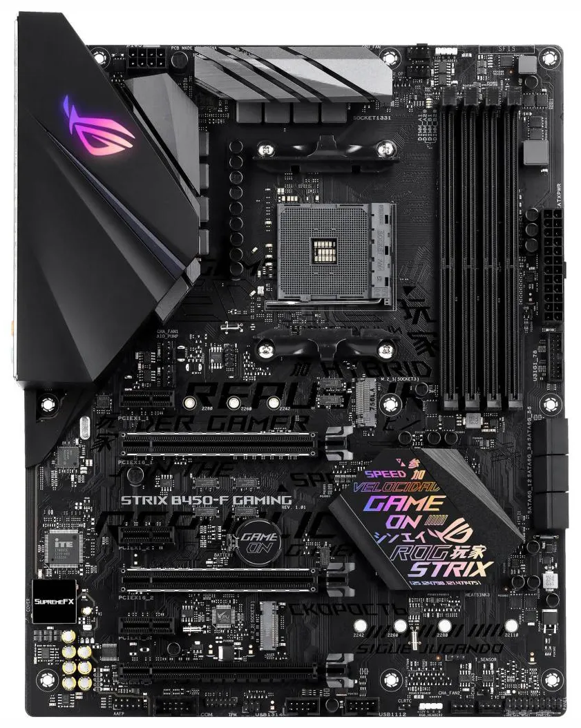 Материнская плата Asus ROG STRIX B450-F GAMING