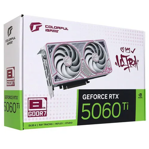 Видеокарта 8 GB Colorful iGame RTX 5060 Ti Ultra W DUO OC 8GB-V