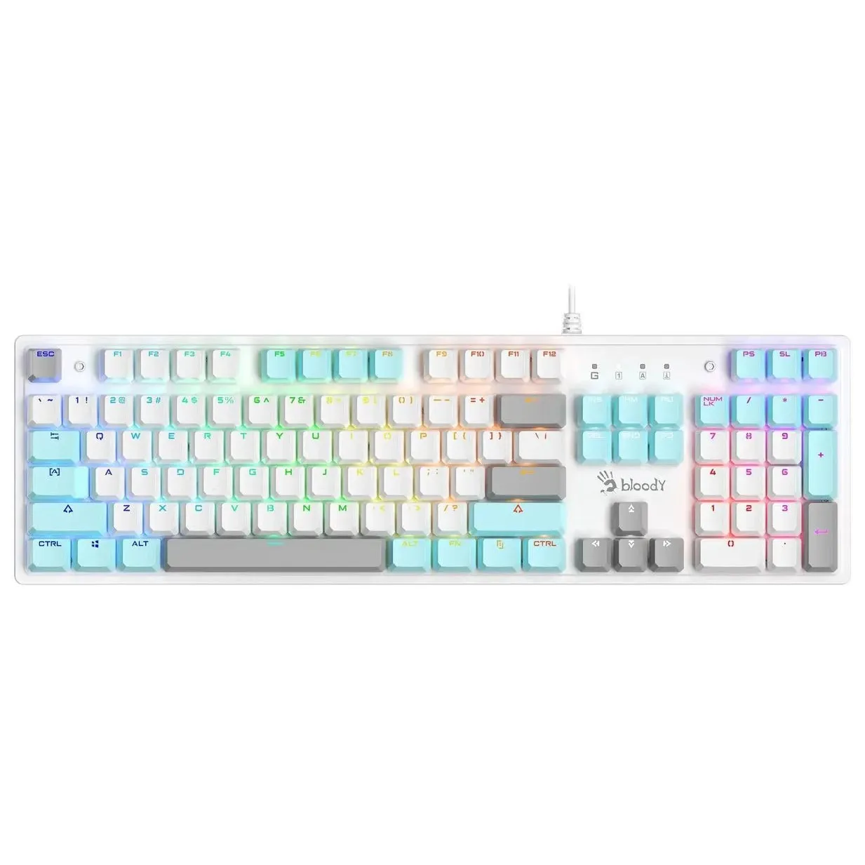 Клавиатура Bloody S520N ICY WHITE