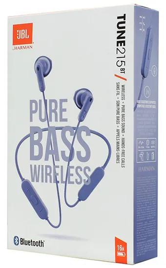 Bluetooth Гарнитура JBL (by Harman) Tune 215BT purple