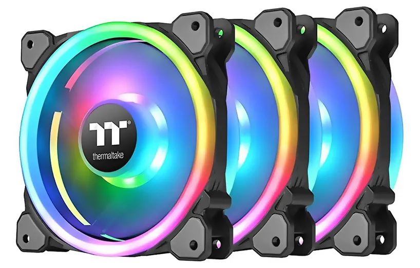 Кулер для кейса Thermaltake Riing Trio 12 RGB TT Premium Edition 3-Fan Pack CL-F072-PL12SW-A