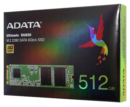 SSD накопитель 512 GB ADATA SU650 ASU650NS38-512GT-C