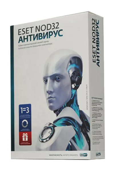 Антивирус NOD32, NOD32-ENA-1220(BOХ)-1-1 подписка