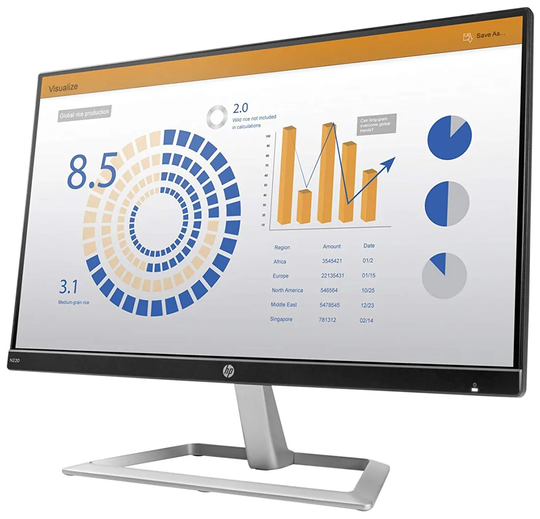 Монитор 21.5" HP N220 3ML20AA